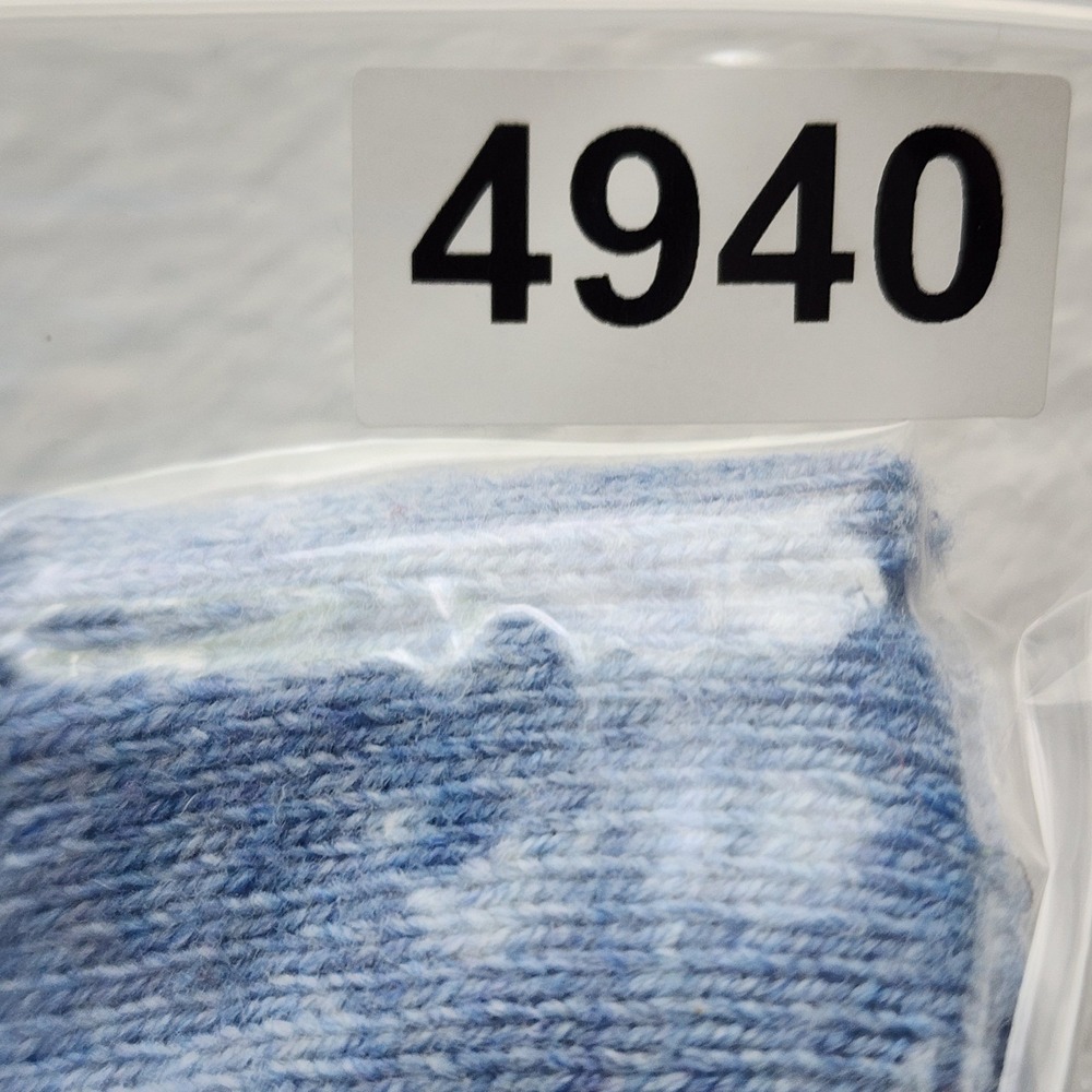 Gap Merino Wool Blend Knit Sweater Womens Large Blue Heather Soft Winter Cozy - Picture 15 of 15